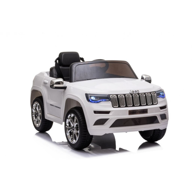 Elektrické autíčko - Jeep Grand Cherokee - biele